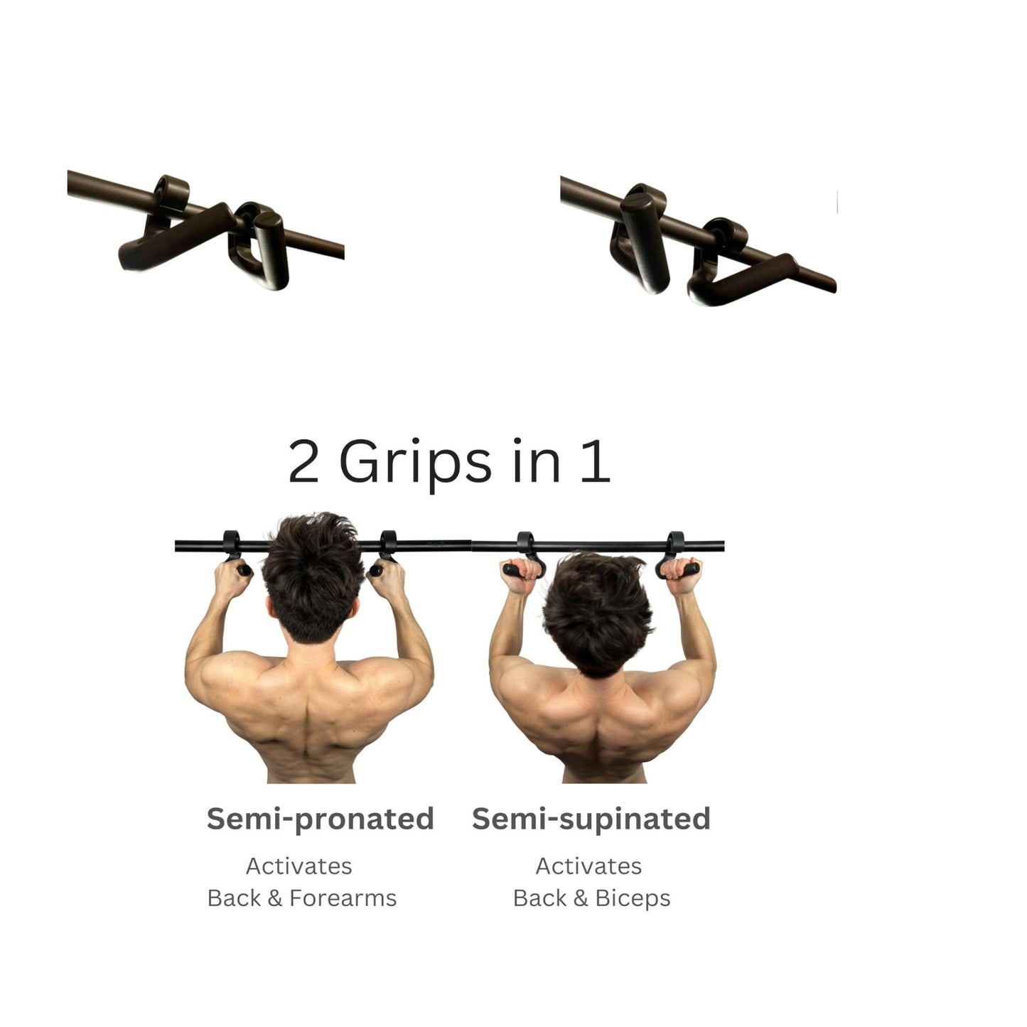 45 Degree Grip Pull Up Hook Handles