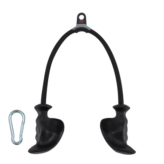 Ergonomic Triceps Rope Cable Machine Attachment