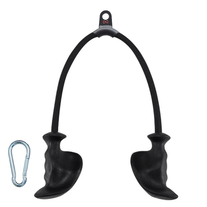 Ergonomic Triceps Rope Cable Machine Attachment