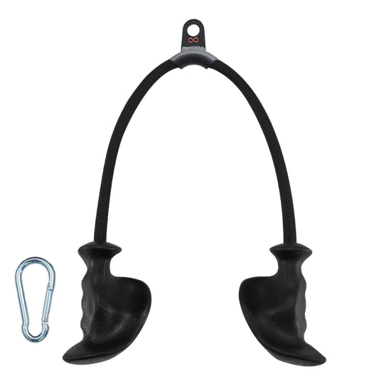 Ergonomic Triceps Rope Cable Machine Attachment
