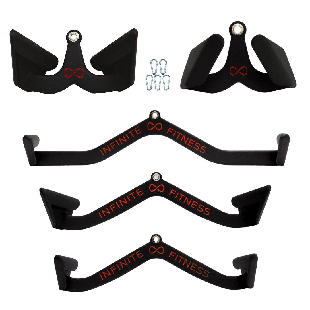 Max Grip Lat Pull Down Attachments- 5 different grip options