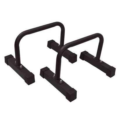 Steel Parallel Bars, Push Up Stand Parallettes with Non-slip Rubber Feet, Calisthenics Training Equipment