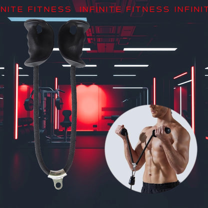 Ergonomic Biceps Rope Cable Machine Attachment
