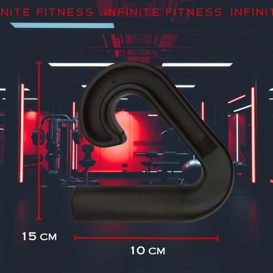 Infinite Fitness Nonslip Pull Up Hook Handle Neutral Grip