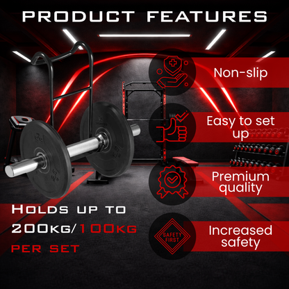 Dumbbell Spotter Hooks