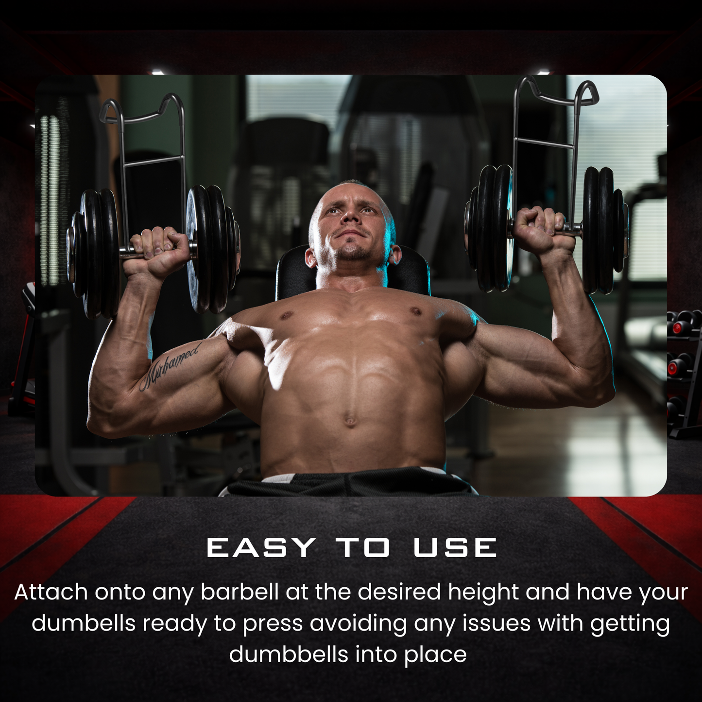 Dumbbell Spotter Hooks