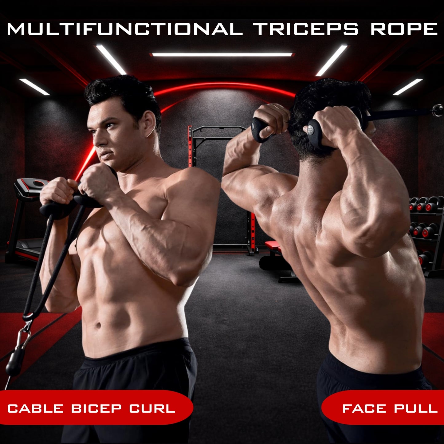 Ergonomic Biceps Rope