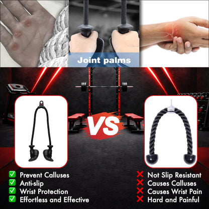 Ergonomic Triceps Rope