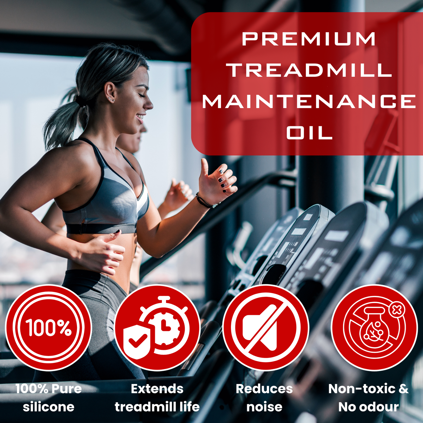 100% Pure Silicone Oil Premium Treadmill Lubricant