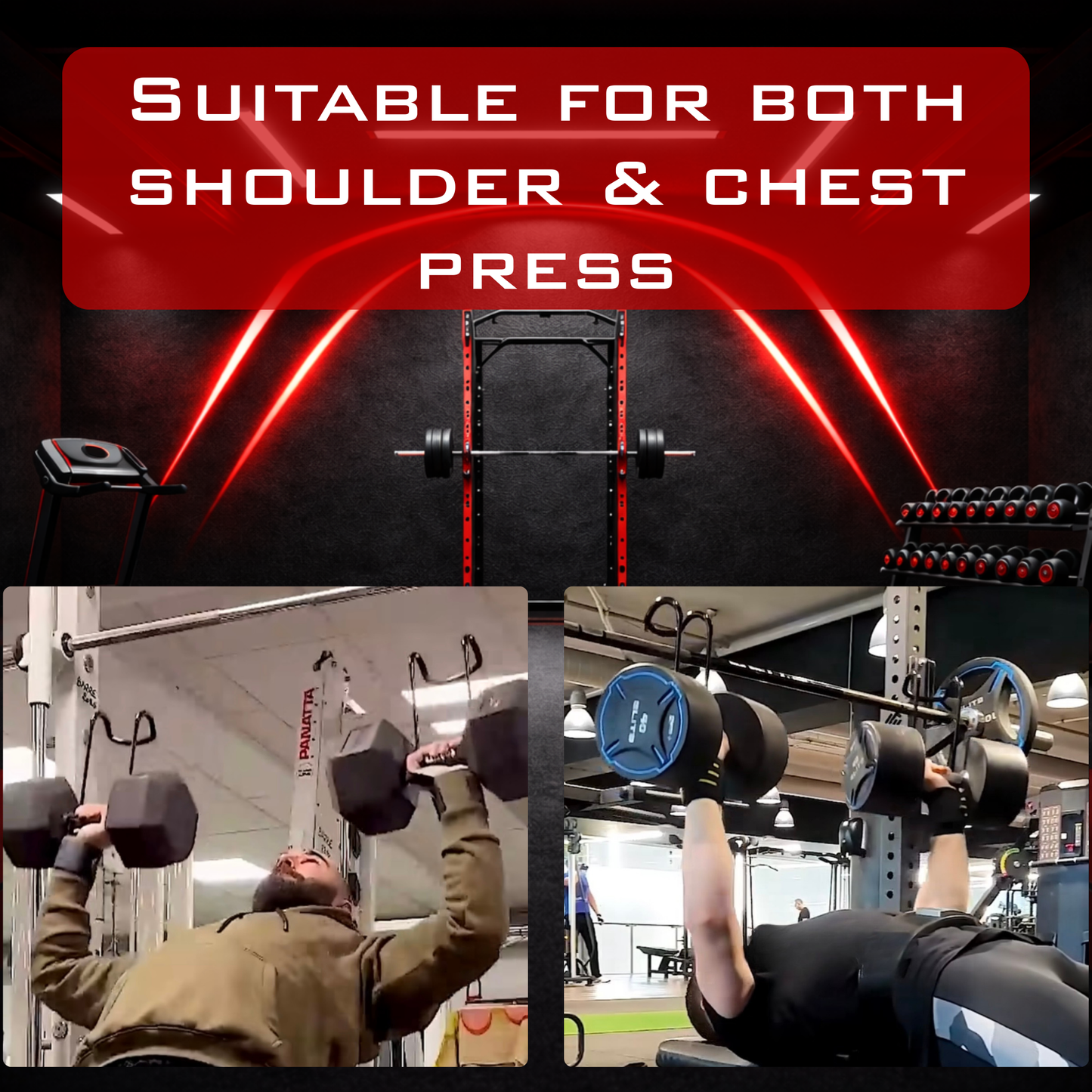 Dumbbell Spotter Hooks