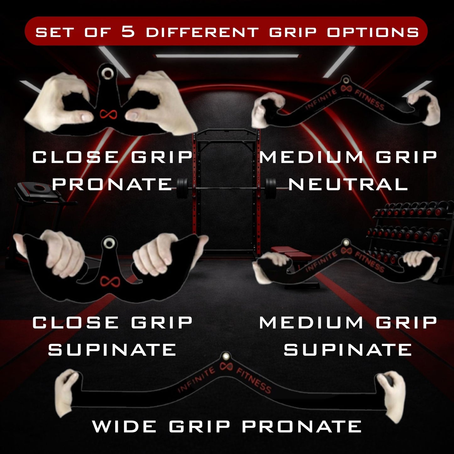 Max Grip Lat Pull Down Attachments